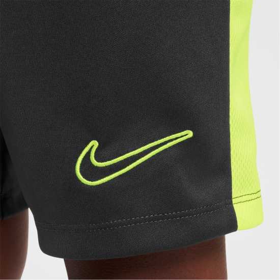 Nike Момчешки Къси Гащи Academy Shorts Junior Boys Grey/Volt 