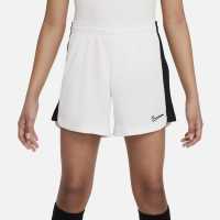 Nike Dri-Fit Academy 23 Short Junior Girls White/Black Детски къси панталони