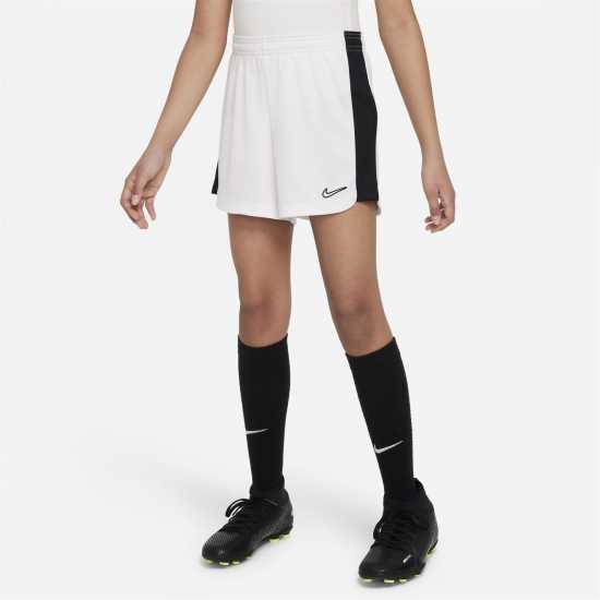 Nike Dri-Fit Academy 23 Short Junior Girls White/Black Детски къси панталони