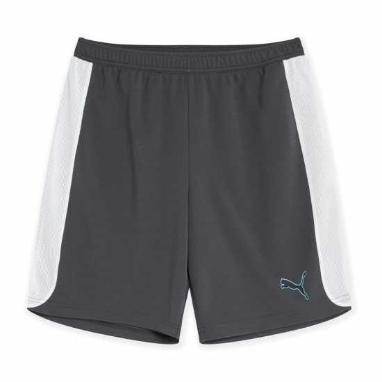 Puma Дамски Къси Шорти За Тренировка Finesse Performance Training Shorts Mens Сиво/Аква Футболни тренировъчни долнища