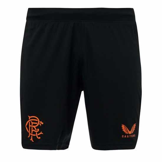 Castore Rangers Fc Short Черно/Оранжево Мъжки къси панталони