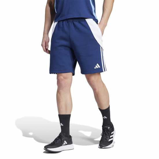 Adidas Мъжки Шорти Tiro 24 Sweat Shorts Mens Отбор Нви/Бял 