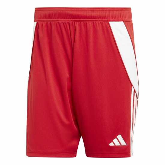 Adidas Мъжки Шорти Tiro 24 Shorts Mens Червено/Бяло 