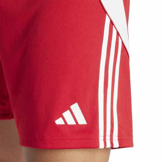 Adidas Мъжки Шорти Tiro 24 Shorts Mens Червено/Бяло 