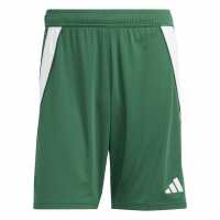 Adidas Мъжки Шорти Tiro 24 Shorts Mens тъмно зелено/бяло 