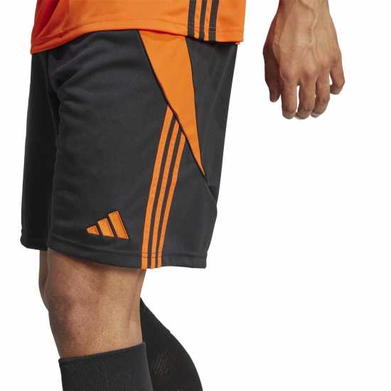 Adidas Мъжки Шорти Tiro 24 Shorts Mens черно/Тм Оранжево 