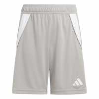 Adidas Tiro 24 Shorts Kids Средно сиво/Бяло 