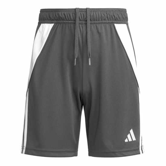 Adidas Tiro 24 Shorts Kids Средно сиво/Бяло 