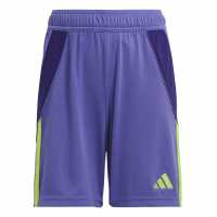 Adidas Tiro 24 Shorts Kids Лилаво/Зелено 