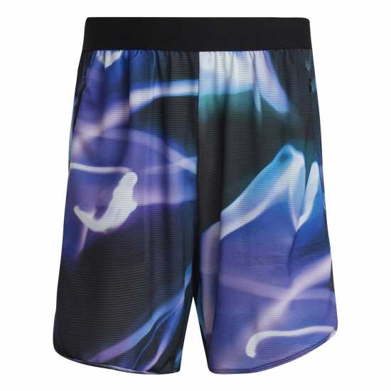 Adidas Дамски Къси Шорти За Тренировка Designed For Training Heat.rdy Hiit Allover Print Training Shorts  Мъжко облекло за едри хора