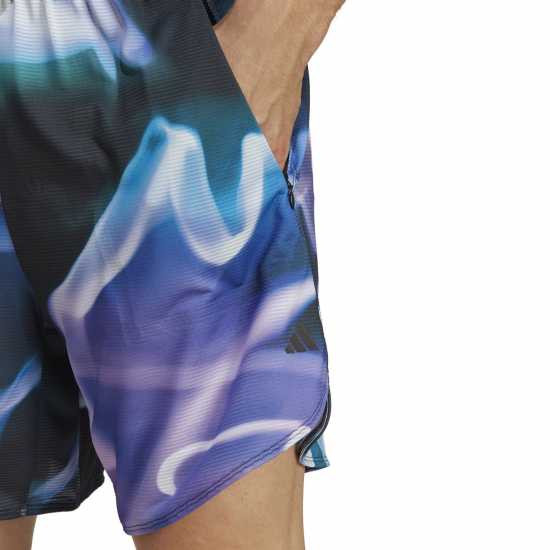 Adidas Дамски Къси Шорти За Тренировка Designed For Training Heat.rdy Hiit Allover Print Training Shorts  Мъжко облекло за едри хора