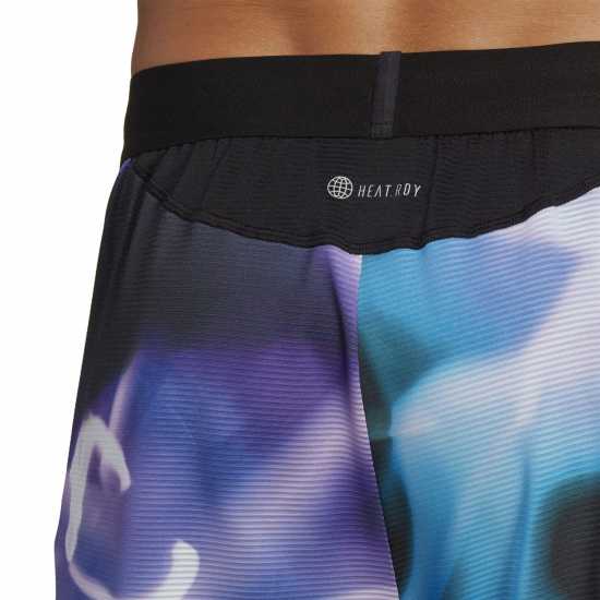 Adidas Дамски Къси Шорти За Тренировка Designed For Training Heat.rdy Hiit Allover Print Training Shorts  Мъжко облекло за едри хора