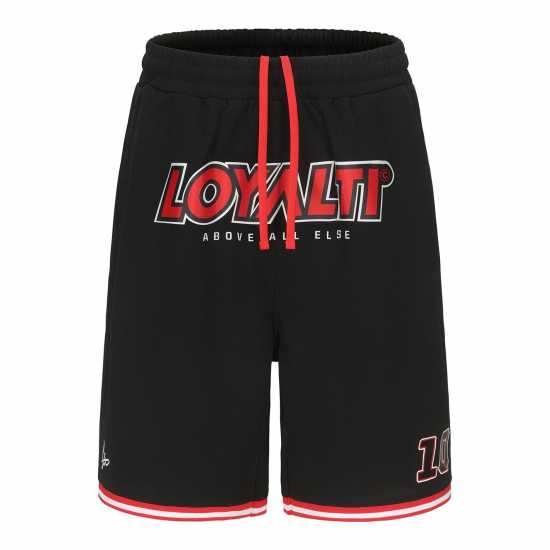 Loyalti Basketball Block Logo Short Черно/Червено Мъжки къси панталони