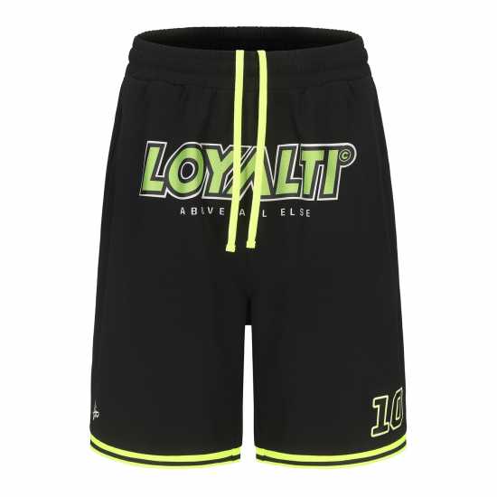 Loyalti Basketball Block Logo Short Черно/Зелено Мъжки къси панталони