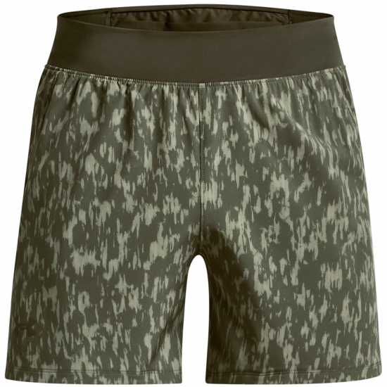 Under Armour Мъжки Шорти Launch Elite 5 Shorts Mens Зелено Атлетика