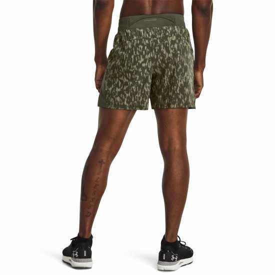 Under Armour Мъжки Шорти Launch Elite 5 Shorts Mens Зелено Атлетика