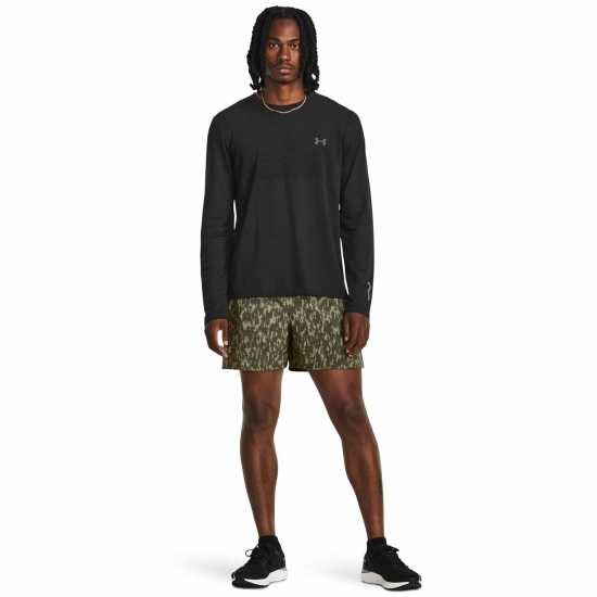 Under Armour Мъжки Шорти Launch Elite 5 Shorts Mens Зелено Атлетика