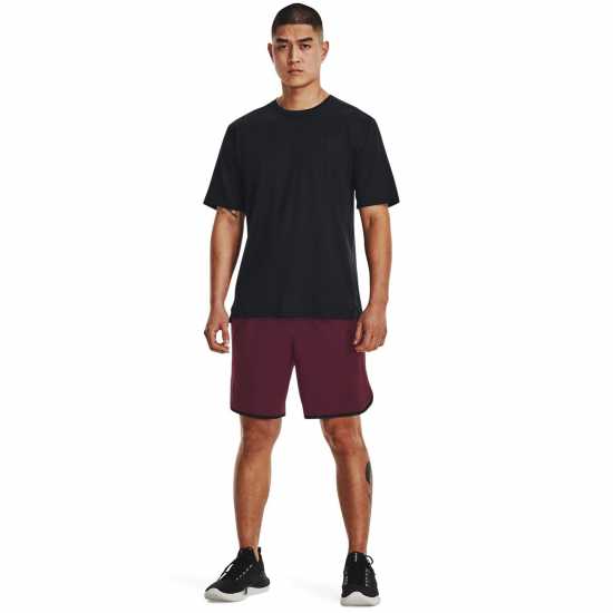 Under Armour Мъжки Къси Панталони За Фитнес Armour Ua Hiit Woven 8In Shorts Gym Short Mens Кафяво кафяво Атлетика