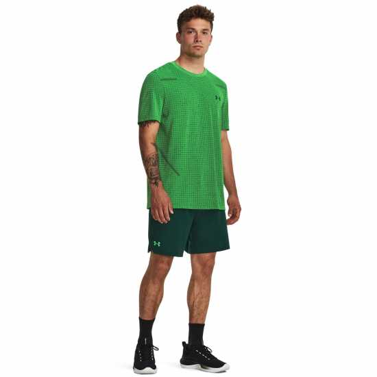 Under Armour Мъжки Къси Панталони За Фитнес Armour Ua Vanish Wvn 6In Grphic Sts Gym Short Mens Зелено Мъжки къси панталони