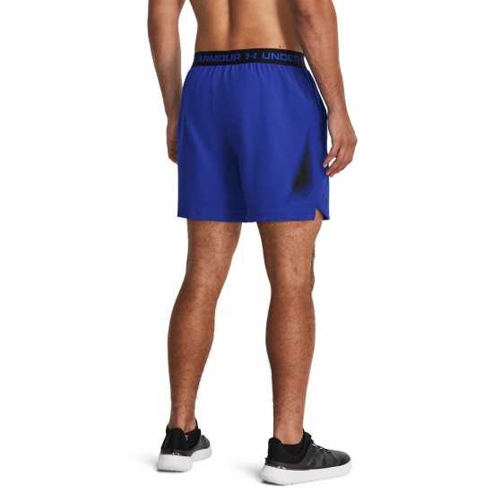 Under Armour Мъжки Къси Панталони За Фитнес Armour Ua Vanish Wvn 6In Grphic Sts Gym Short Mens Синьо Мъжки къси панталони