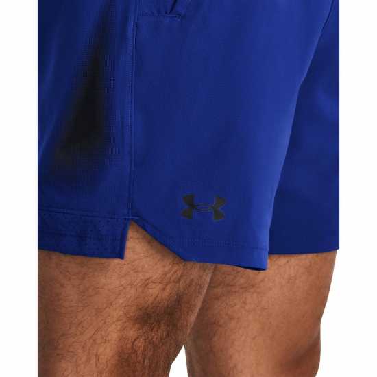 Under Armour Мъжки Къси Панталони За Фитнес Armour Ua Vanish Wvn 6In Grphic Sts Gym Short Mens Синьо Мъжки къси панталони