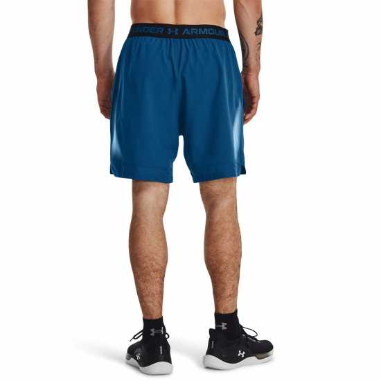 Under Armour Мъжки Къси Панталони За Фитнес Armour Ua Vanish Wvn 6In Grphic Sts Gym Short Mens Синьо Мъжки къси панталони