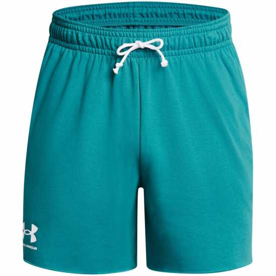 Under Armour Rival Terry 6In Short Синьо Атлетика