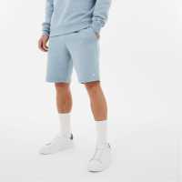 Jack Wills Balmore Pheasant Sweat Shorts Powder Blue Мъжко облекло за едри хора