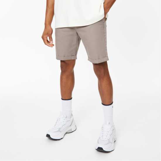 Къси Панталони Jack Wills Slim Chino Shorts Mushroom Мъжки панталони чино