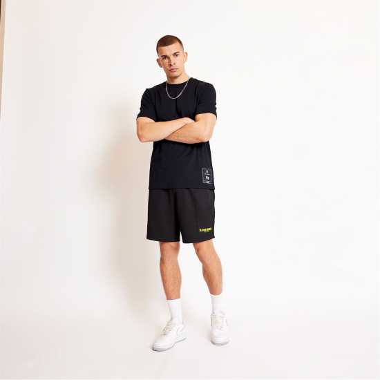 11 Degrees Pique Shorts - Black  