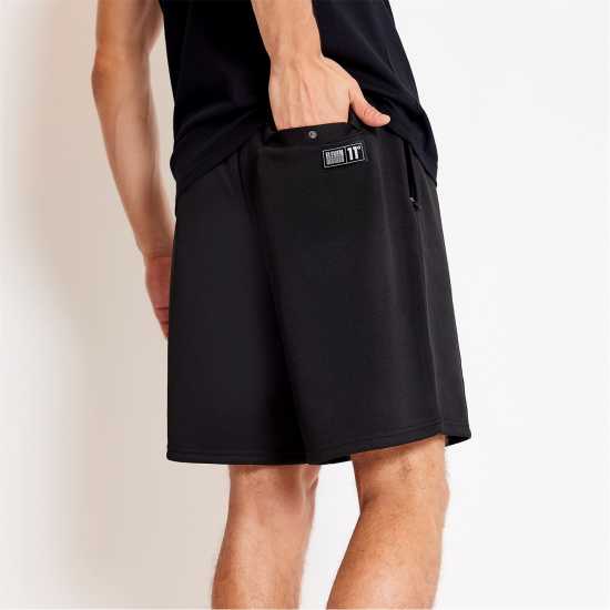 11 Degrees Pique Shorts - Black  