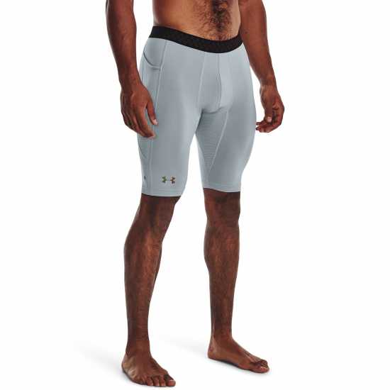 Under Armour Мъжки Къси Панталони За Фитнес Armour Ua Smartform Rush Lng Shorts Gym Short Mens Синьо Мъжко облекло за едри хора