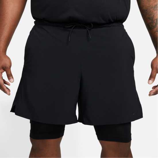 Nike Dri-FIT Unlimited Men's 7 2-in-1 Woven Fitness Shorts  Мъжко облекло за едри хора