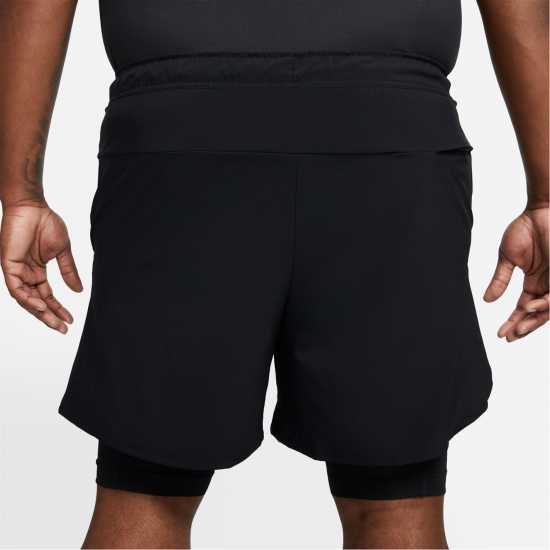 Nike Dri-FIT Unlimited Men's 7 2-in-1 Woven Fitness Shorts  Мъжко облекло за едри хора