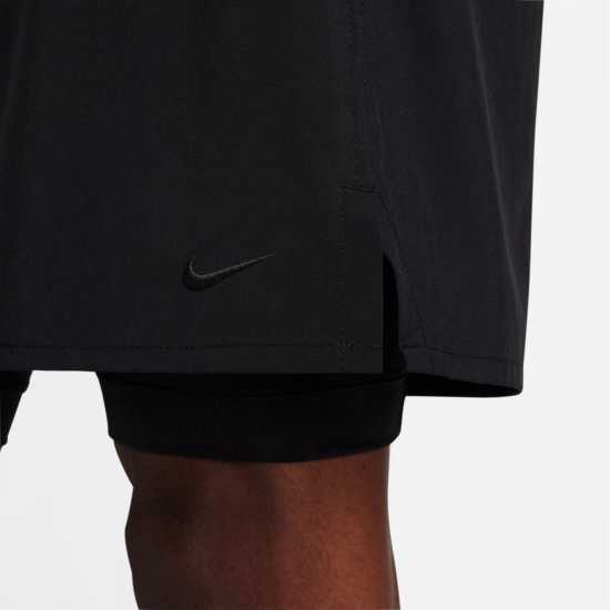 Nike Dri-FIT Unlimited Men's 7 2-in-1 Woven Fitness Shorts  Мъжко облекло за едри хора