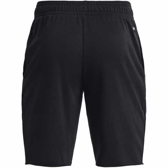 Under Armour Мъжки Къси Панталони За Фитнес Armour Pjt Rck Trry Tri Sts Fam Gym Short Mens Черно/Бяло Мъжко облекло за едри хора