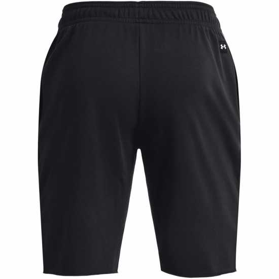 Under Armour Мъжки Къси Панталони За Фитнес Armour Pjt Rck Trry Tri Sts Fam Gym Short Mens Черно/Бело Мъжко облекло за едри хора