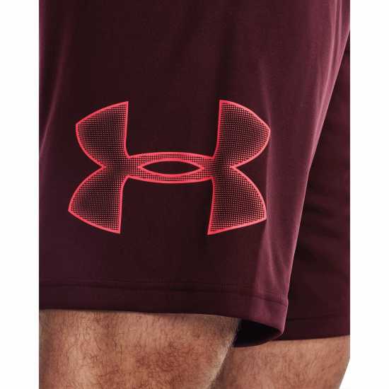 Under Armour Мъжки Шорти Tech Graphics Shorts Mens Кафяво кафяво Мъжко облекло за едри хора