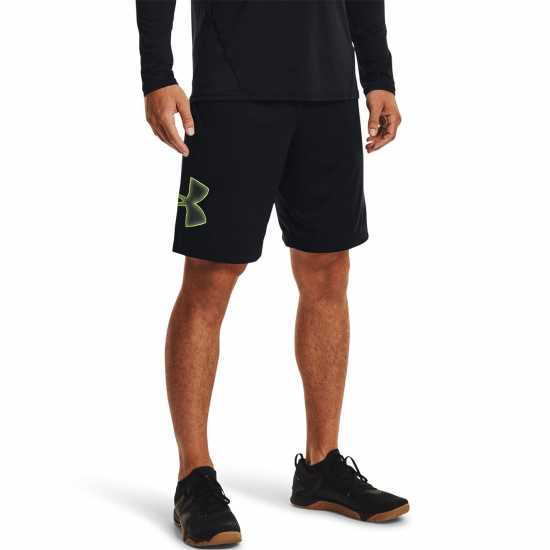 Under Armour Мъжки Шорти Tech Graphics Shorts Mens Черно Мъжки къси панталони