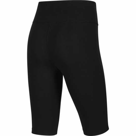 Sportswear Big Kids' (girls') Bike Shorts Black/White Детски къси панталони