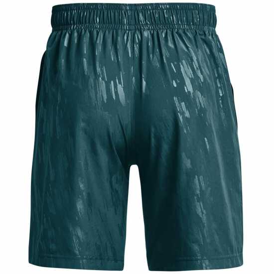 Under Armour Мъжки Шорти Woven Embossed Shorts Mens Green Мъжко облекло за едри хора