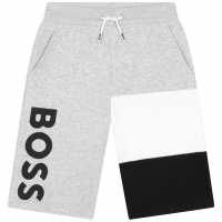 Hugo Boss Детски Шорти Boss Boss Large Logo Shorts Juniors Сиво A32 Kids