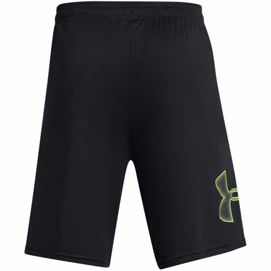 Under Armour Мъжки Шорти Tech Graphic Shorts Mens Черно/Мрф Зелено 