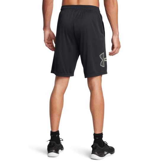 Under Armour Мъжки Шорти Tech Graphic Shorts Mens Черно/Мрф Зелено 