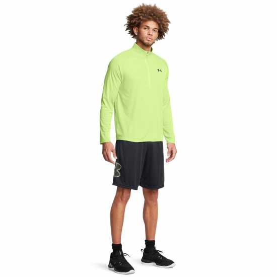 Under Armour Мъжки Шорти Tech Graphic Shorts Mens Черно/Мрф Зелено 