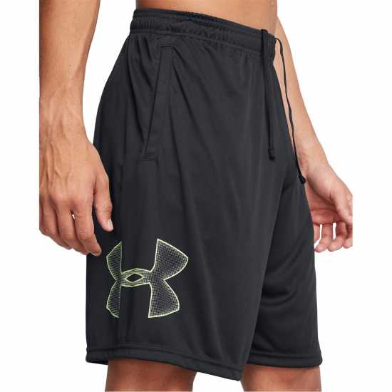 Under Armour Мъжки Шорти Tech Graphic Shorts Mens Черно/Мрф Зелено 