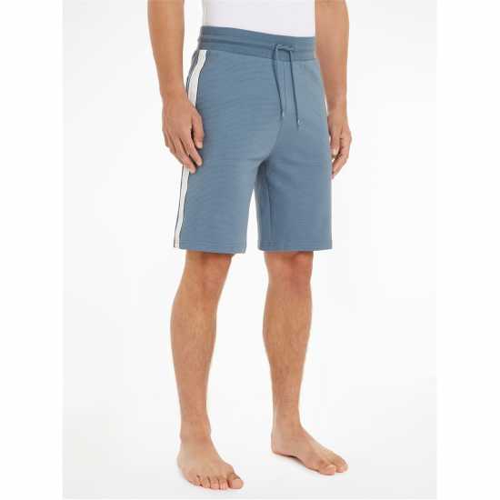 Tommy Hilfiger Мъжки Шорти Drawstring Waist Shorts Mens Сино Угълно ДИМ Мъжки къси панталони