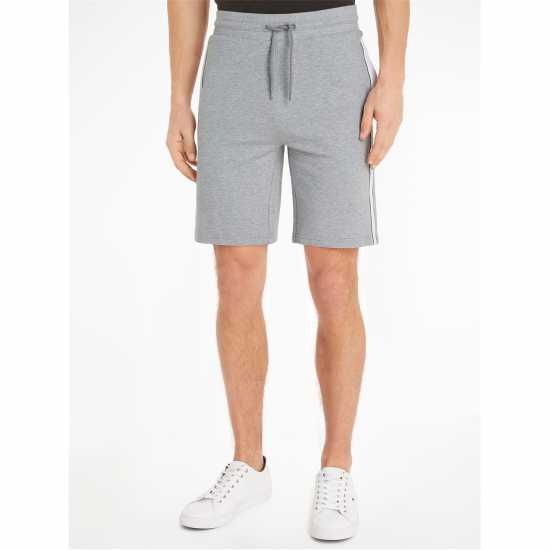 Tommy Hilfiger Мъжки Шорти Drawstring Waist Shorts Mens Сива пухка P61 Мъжки къси панталони