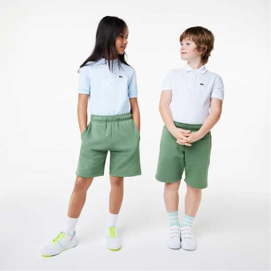 Lacoste Детски Шорти Basic Fleece Shorts Juniors Зелен KX5 