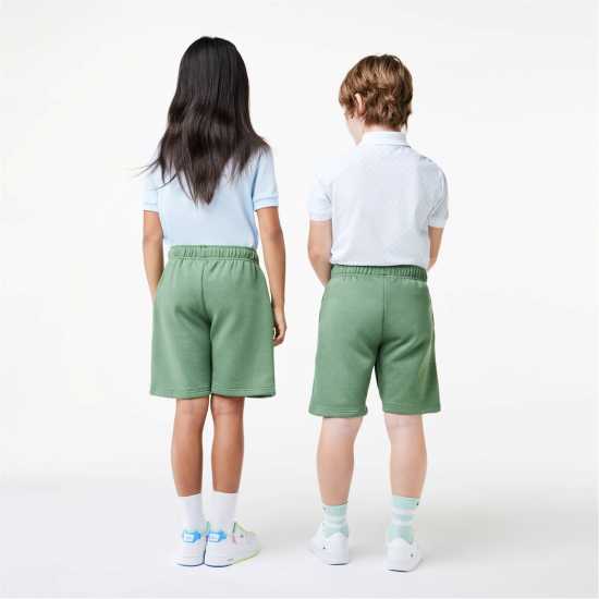 Lacoste Детски Шорти Basic Fleece Shorts Juniors Зелен KX5 